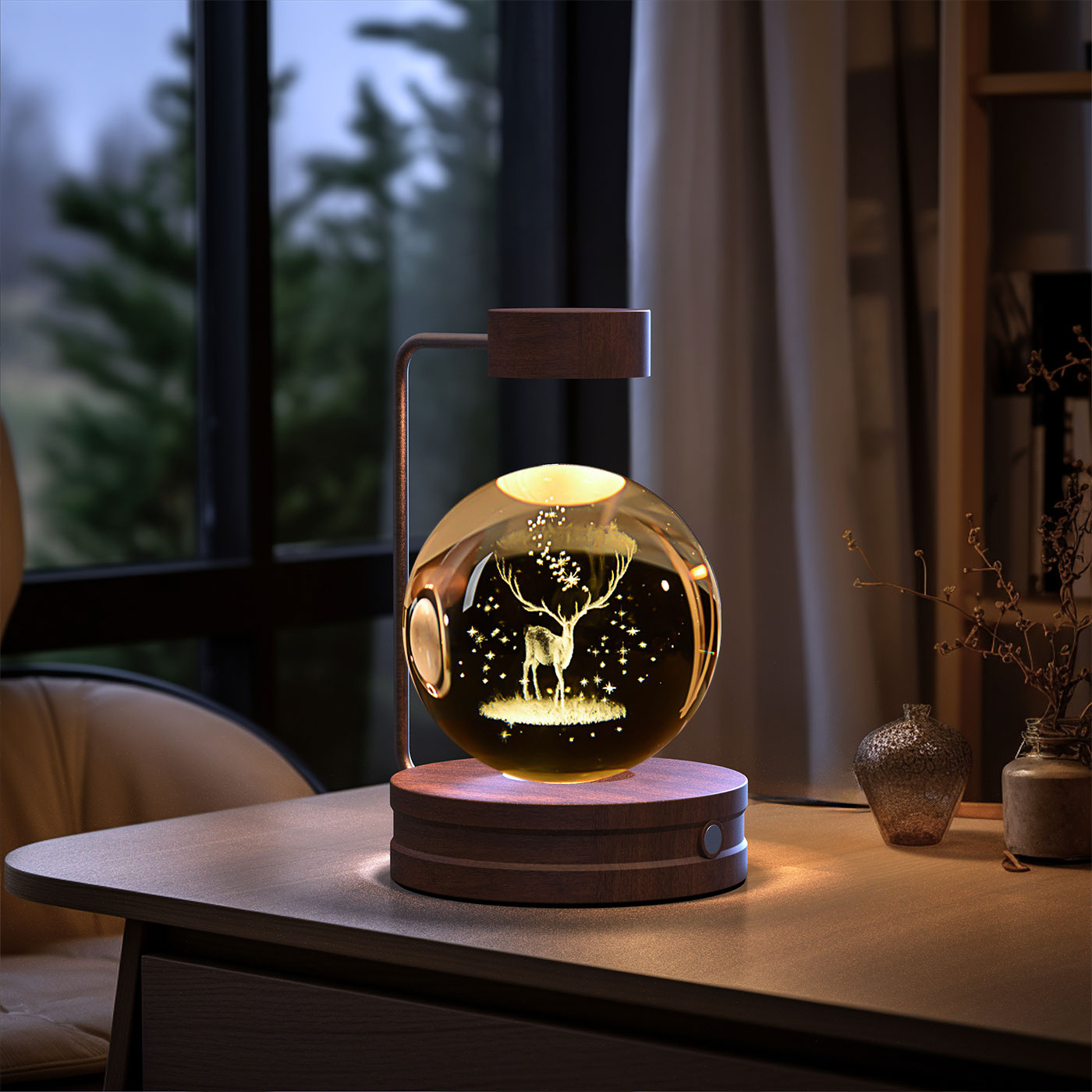 Crystal Ball Cosmic Dinosaur Night Light Crystal Ball Cosmic Dinosaur Indoor Nigh | Ectron Online