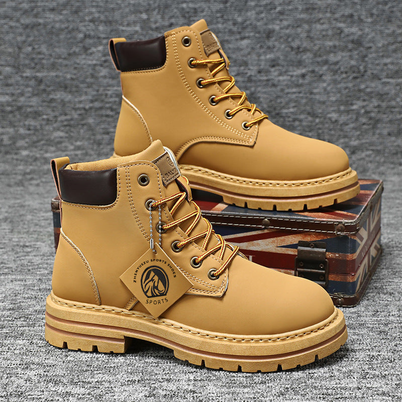 Men's Retro Martin Boots – High-Top Style with Classic Edge Martin Boots Men's Retro High-top | Ectron Online