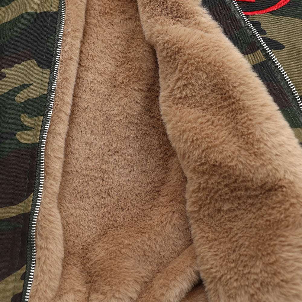 Camouflage Hooded Coat