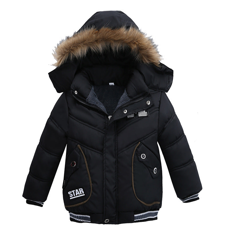 Boys' Cotton-Padded Jackets | Small & Medium Small And Medium-Sized Boys Cotton-Padde | Ectron Online