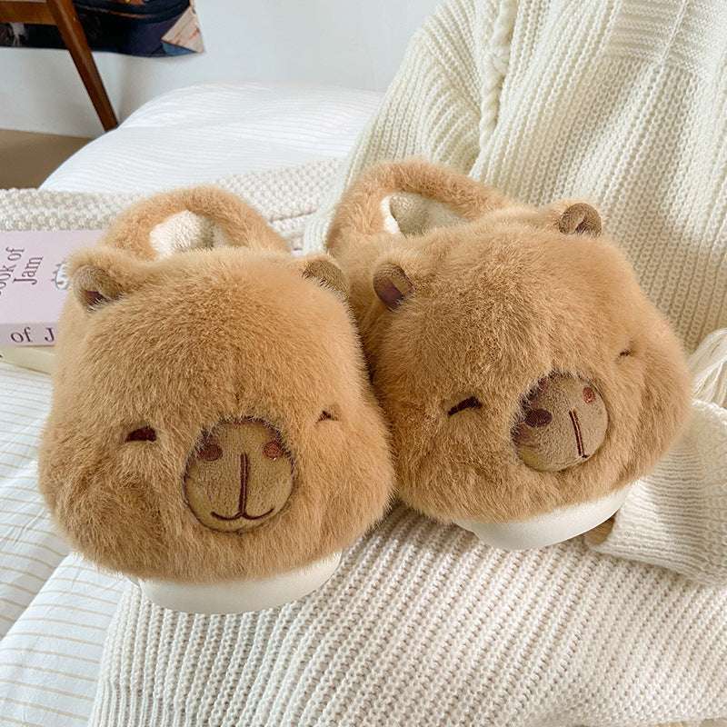 Women's Winter Bag Heel Outer Wear Home Cotton Slippers