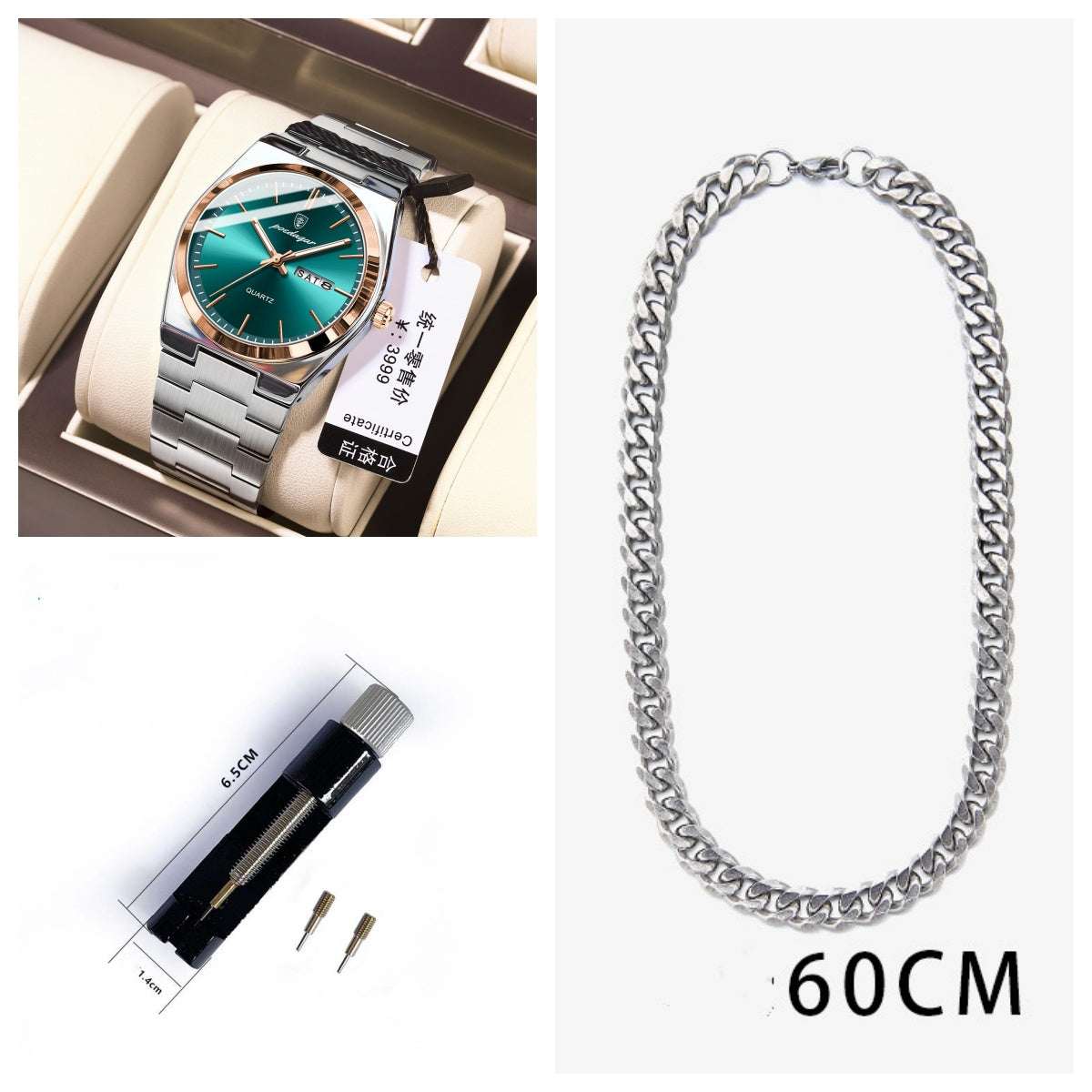 Men's Ultra-Thin Waterproof Watch Ultra-thin Men's Watch Waterproof Lumino | Ectron Online