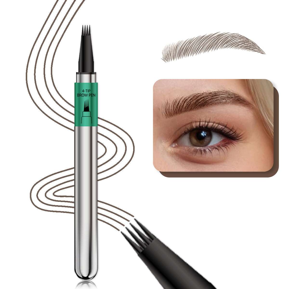 Four-Claw Smudge-Proof Wild Eyebrow Pencil Four-claw Smudge-proof Wild Eyebrow Penc | Ectron Online