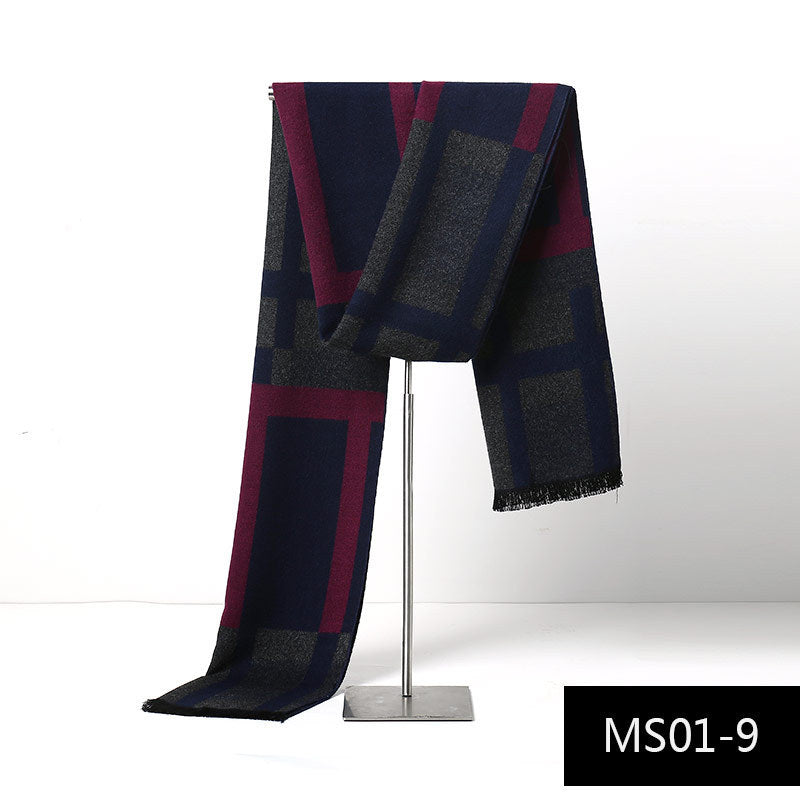 Men's Autumn And Winter  Cashmere Warm Scarf