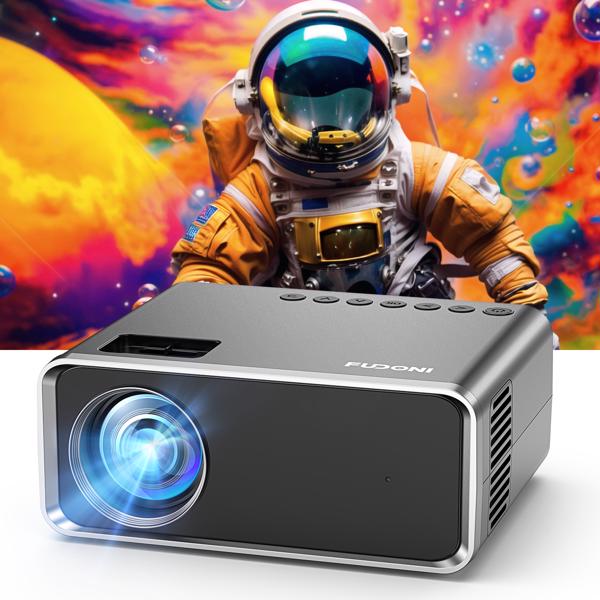 Native 1080P 5G WiFi Projector | 12000 Lumens 4K Support Home Cinema