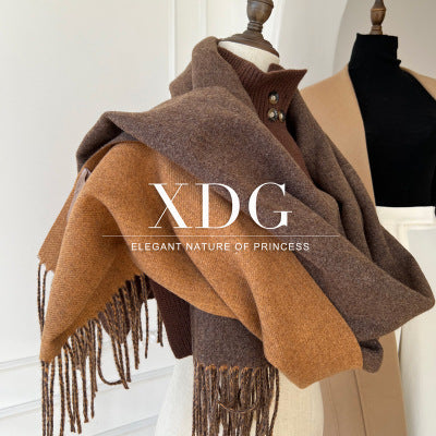 Artificial Australian Wool Double-Sided Shawl Double-sided Artificial Australian Wool | Ectron Online