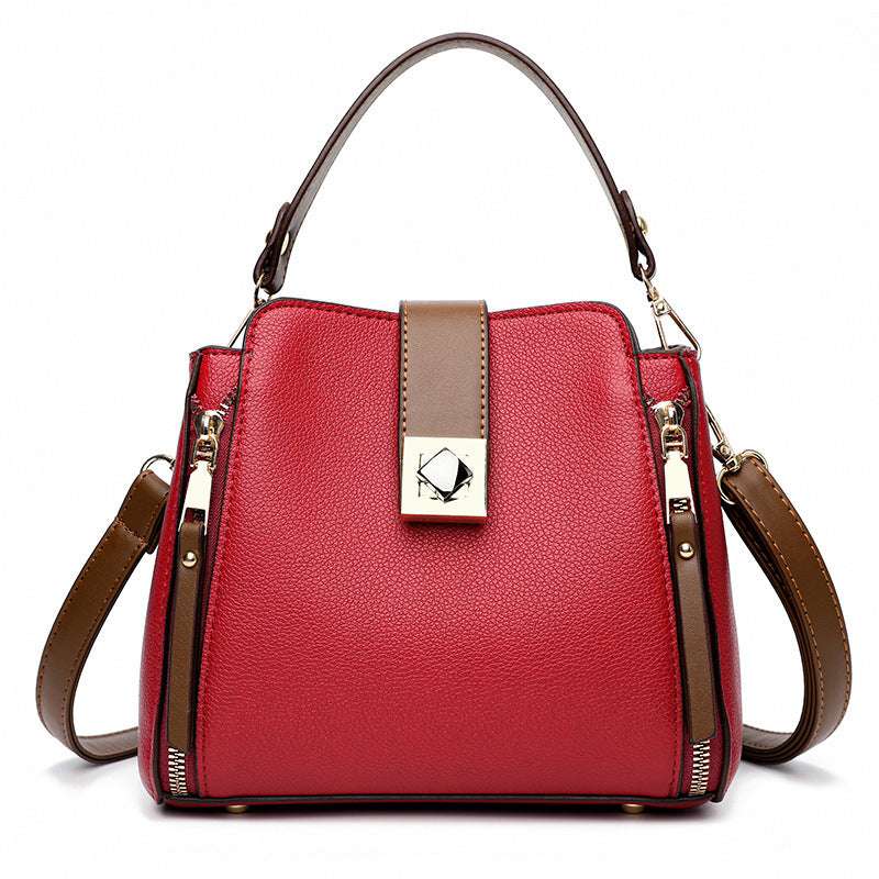 Fashion Casual All-match Shoulder Women's Bag Crossbody Portable Large-capacity Bucket Bag