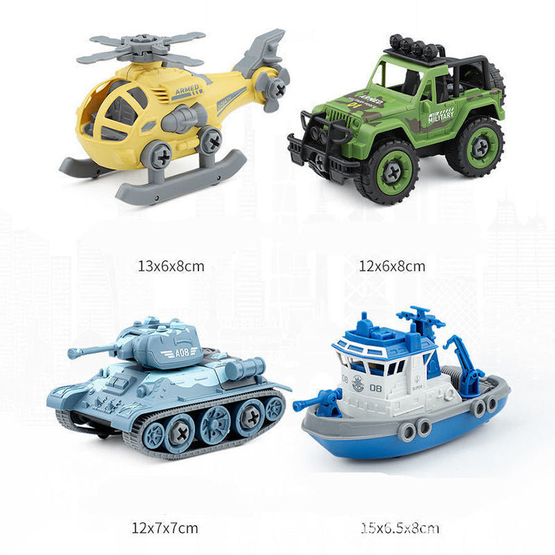 Children's Toy Plastic Detachable Construction Truck Boy Mixing Earth Truck Puzzle Detachable