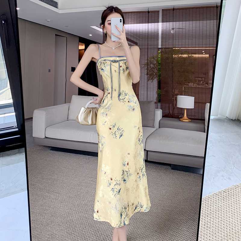 Women’s Satin Oblique Cut Sling Dress – Elegant & Chic Sling Dress Women's Satin Oblique Cut Te | Ectron Online