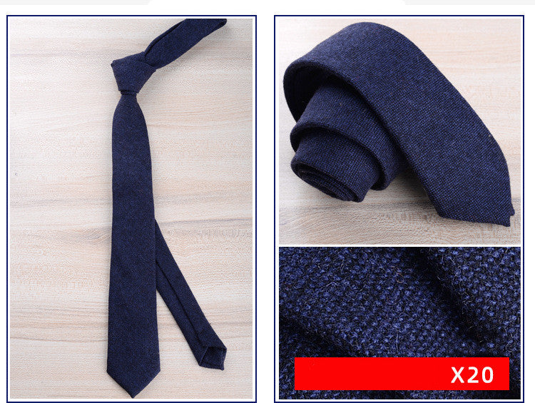 Wool Tie Men Formal Wear England Men's Tie | Ectron Online