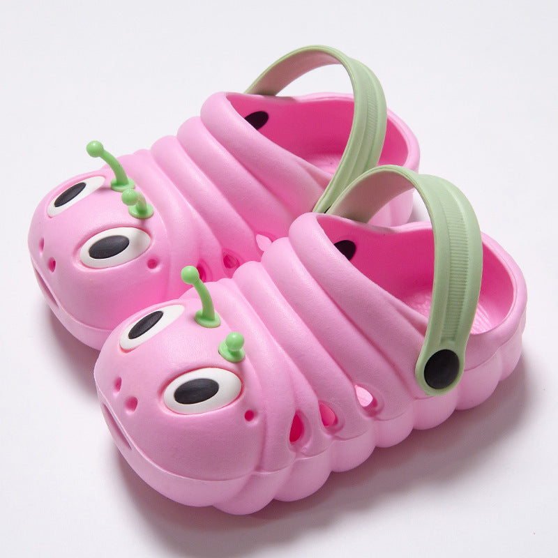 Caterpillar Cartoon Children’s Summer Hole Sandals – Unisex Caterpillar Summer Cute Unisex Shoes Hol | Ectron Online