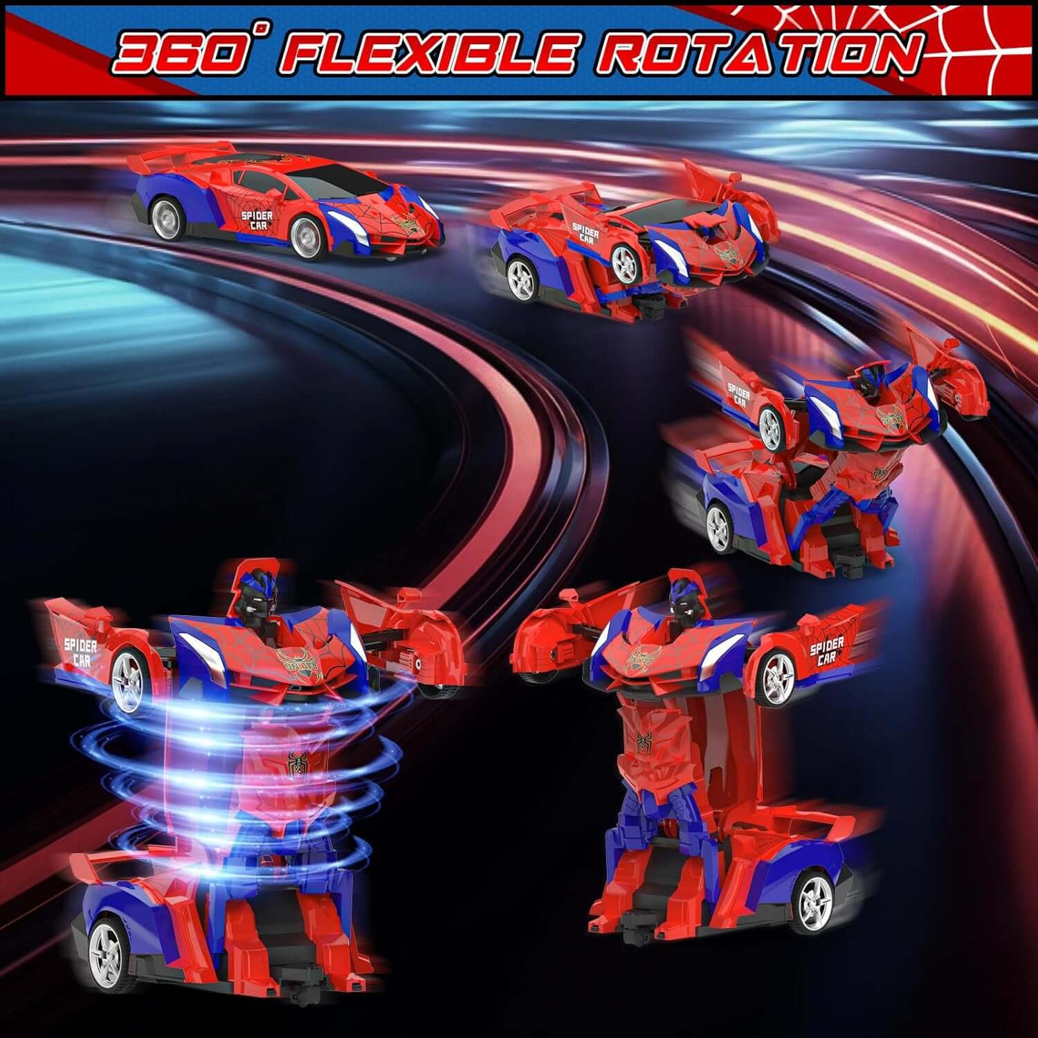 2.4GHz Transform RC Car Transform Rc Cars For Boys 2.4Ghz Remote | Ectron Online