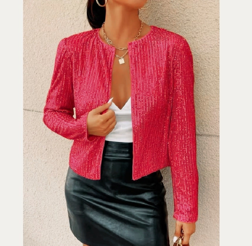 Women's Sequined Jacket, Stylish and Trendy Outerwear & Jackets | Ectron Online
