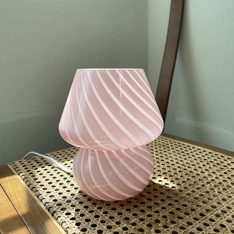 Ins Retro Glass Table Lamp for Bedroom & Bedside Ins Retro Glass Table Lamp Net Red Table | Ectron Online