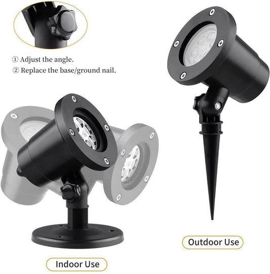 Christmas Projector Lights LED Laser Film Moving Outdoor Landscape Colorful Lamp&nbsp;