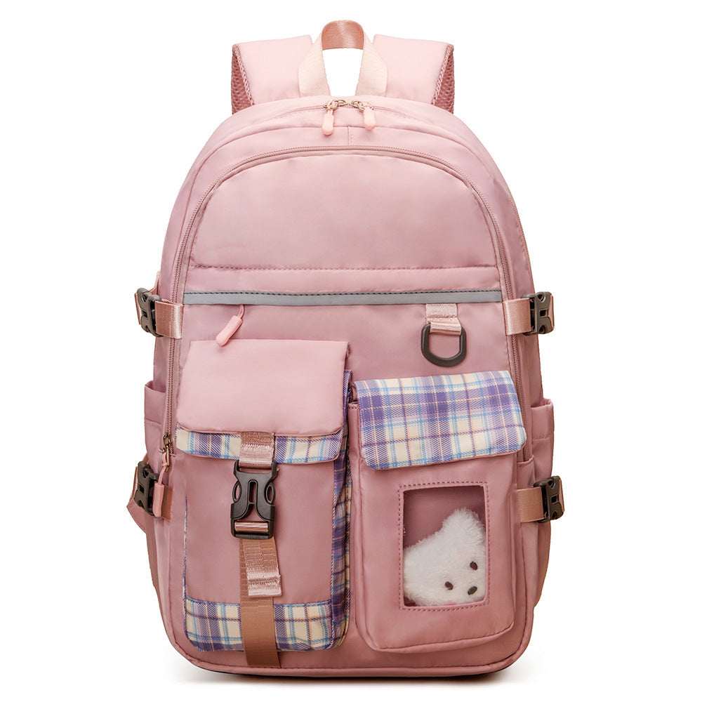 Cute Cartoon Student Schoolbag | Lightweight Burden-Reducing Bag Cartoon Cute And Lightweight Burden-redu | Ectron Online