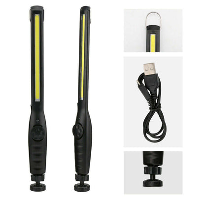 2-Pack Rechargeable LED Work Light - Magnetic Flexible Torch