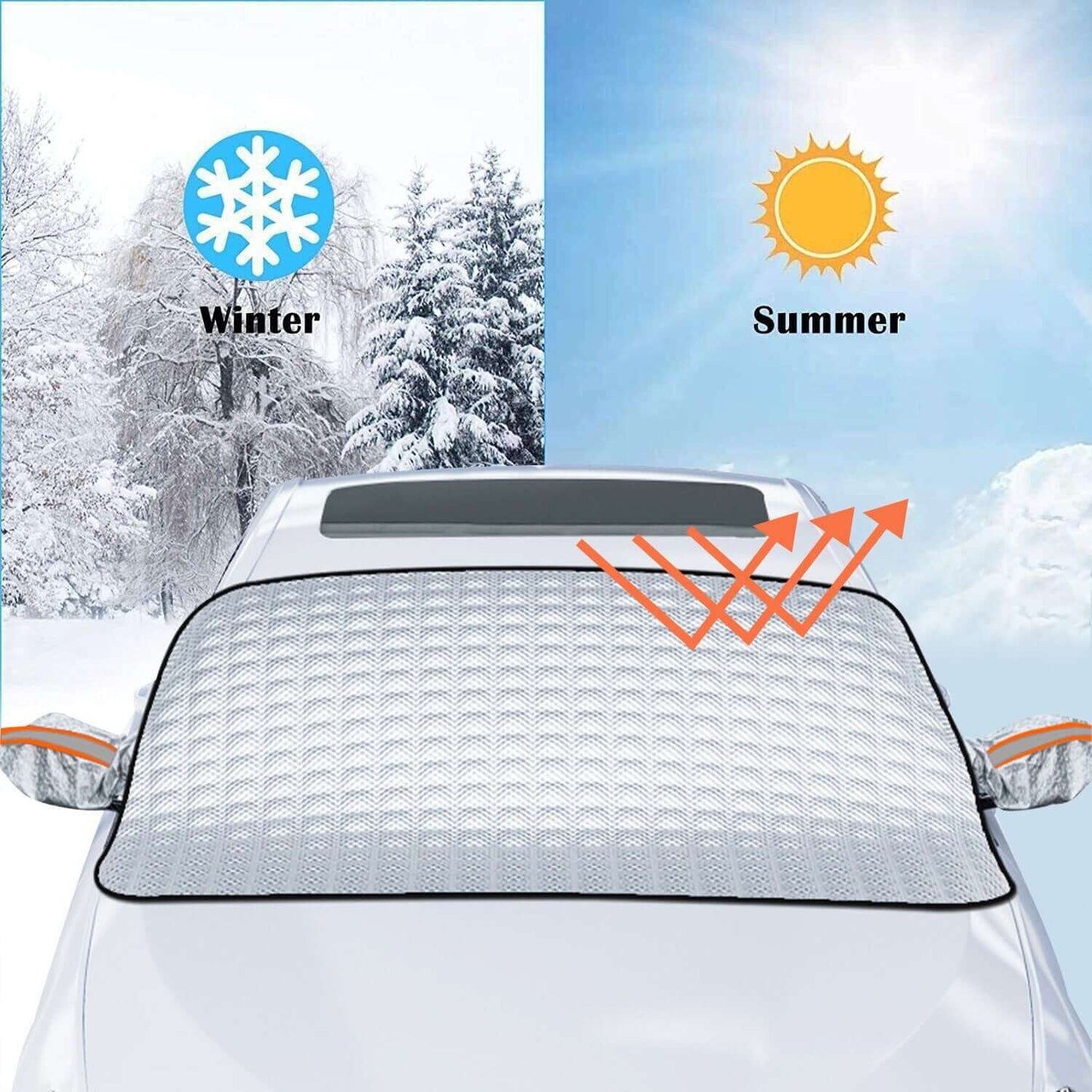 Universal Car Windshield Snow Cover Universal Car Windshield Snow Cover Magn | Ectron Online