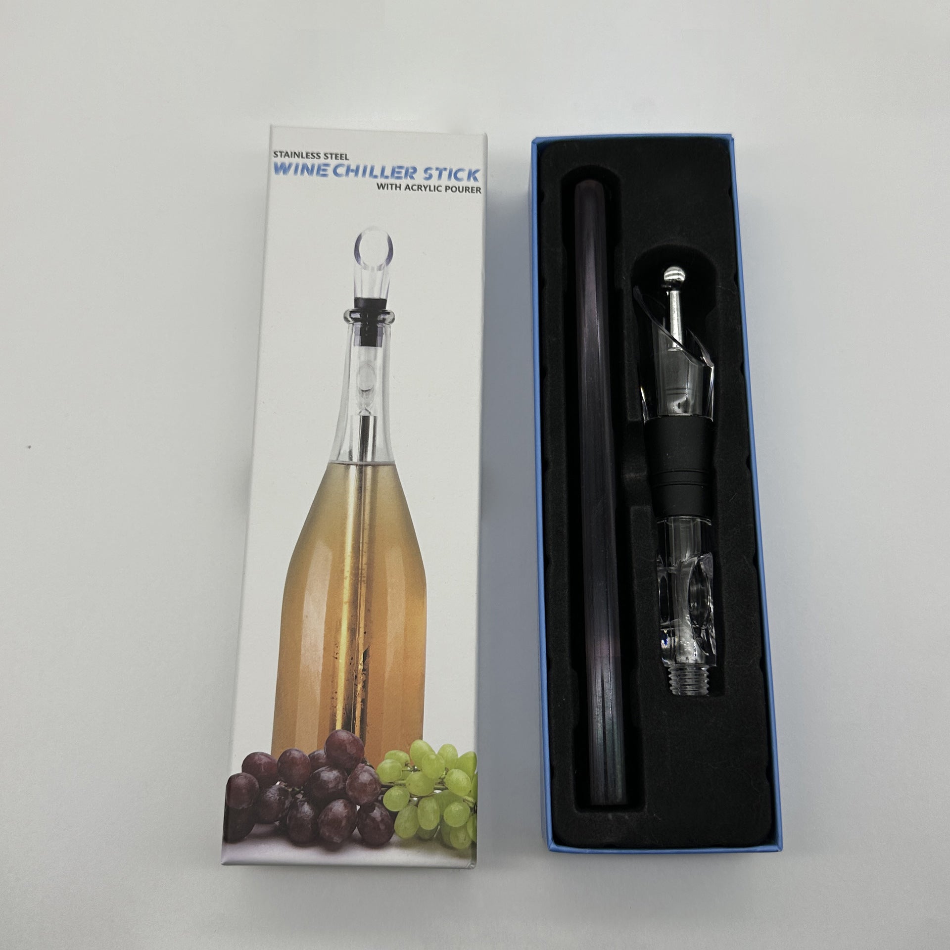 Stainless Steel Wine Bottle Cooler Stick - Wine Chilling Rod Wine Bottle Cooler Stick Stainless Steel | Ectron Online