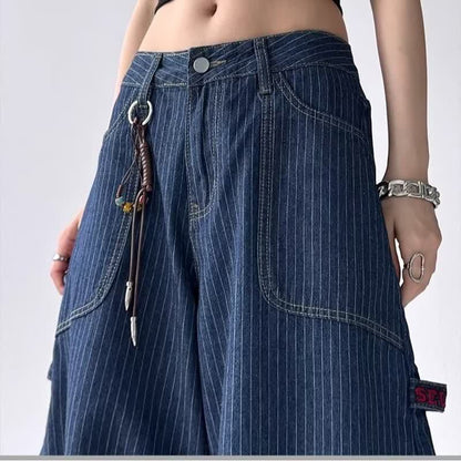 Women's High-Waist Mop Pants | Slimming Drooping Straight Trousers Spring And Autumn High Waist Loose And S | Ectron Online