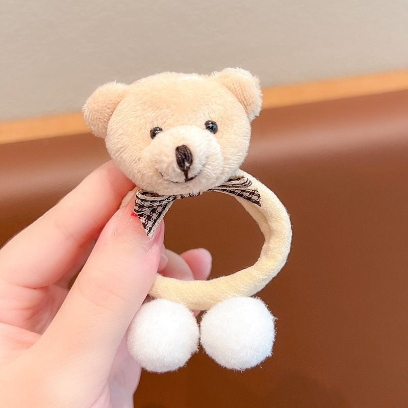 Cute Plush Cartoon Scrunchie – High Elasticity Hair Band Durable High Elasticity Does Not Hurt Ha | Ectron Online