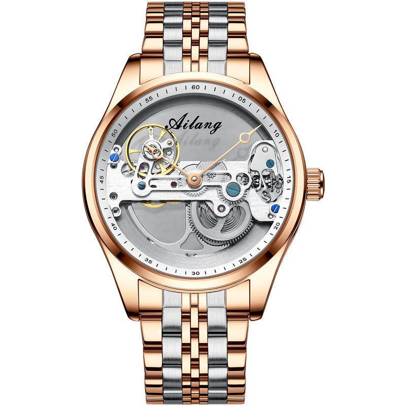 Timeless Elegance | Automatic Hollow Mechanical Watch Automatic Hollow Mechanical Watch Generation Hair | Ectron Online