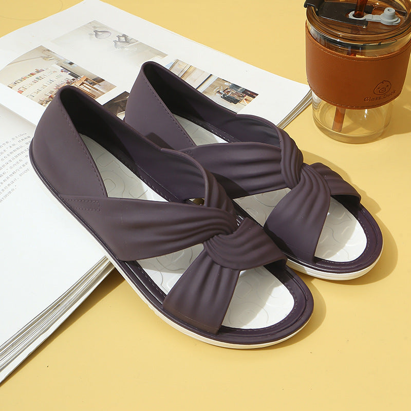 Flat Casual Women's Summer Flat Sandals Slippers Flat Casual Women's Summer Flat Sandals | Ectron Online