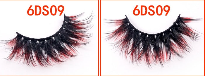 Gradient Color 6D Mink Fake Eyelashes