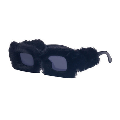 Plush Square Sunglasses For Women All Inclusive Sunglasses For Women In Winter