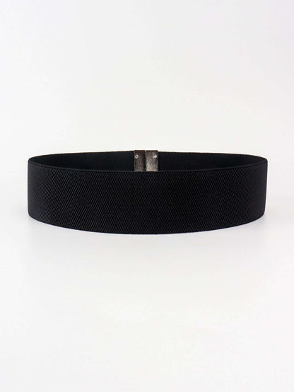 Alloy Buckle Elastic Belt