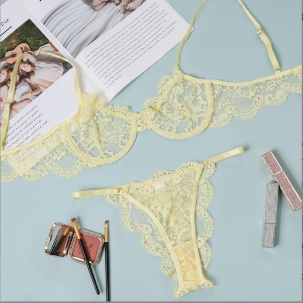 Ladies Underwire Lace Lingerie Suit Fashion Underwear | Ectron Online