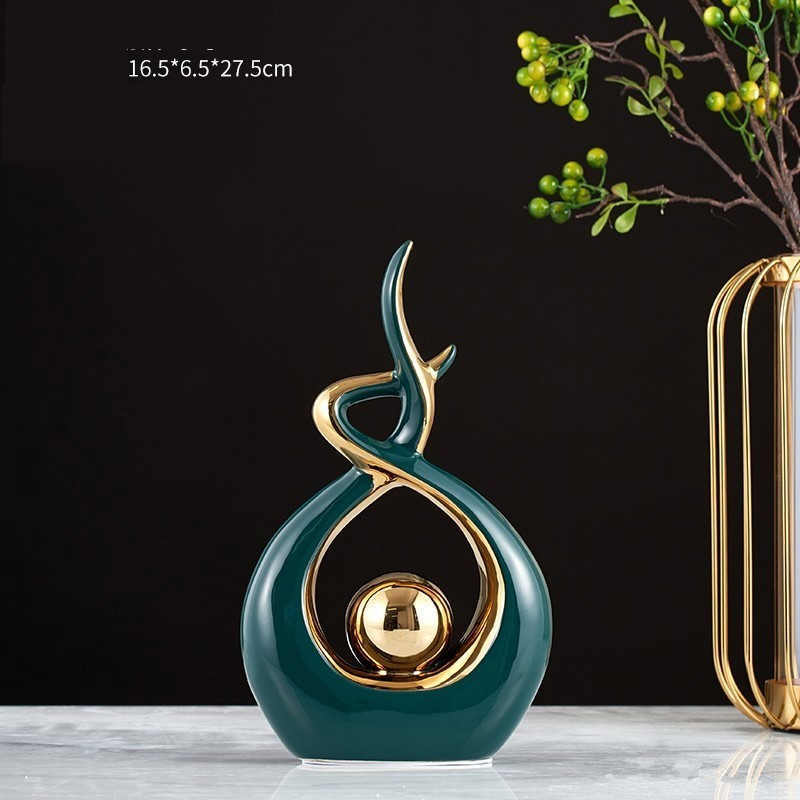 Modern Minimalist Ceramic Ornaments Light Luxury Home