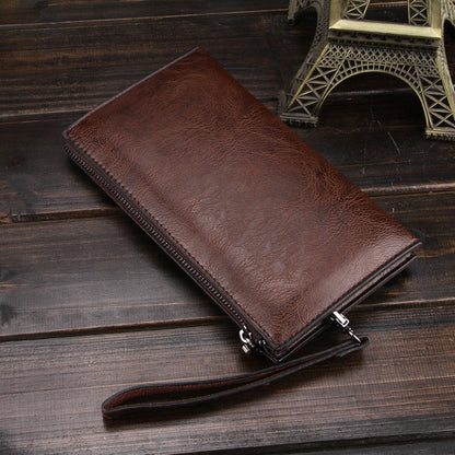 Men Handbag Coin Purse Wallet Mobile Phone Leather Bag