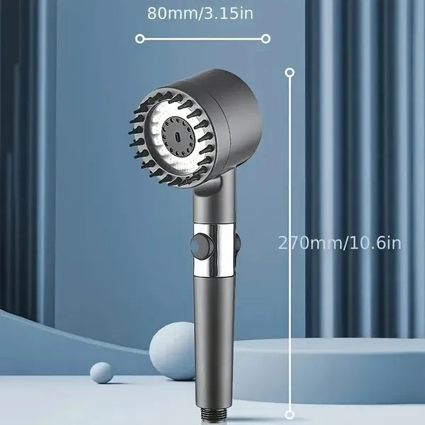High Pressure Rain Shower Head - Luxury Wall-Mounted with 5 Filters