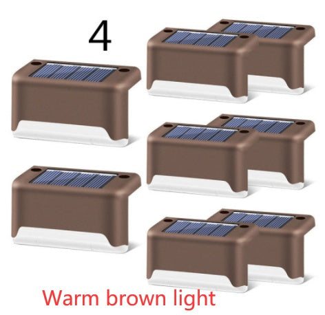 New Upgrade Waterproof LED Solar Fence Lamp Solar Deck Lights Solar Step Light Outdoor For Patio Stairs Garden Pathway Step Yard New Upgrade Waterproof LED Solar Fence L | Ectron Online