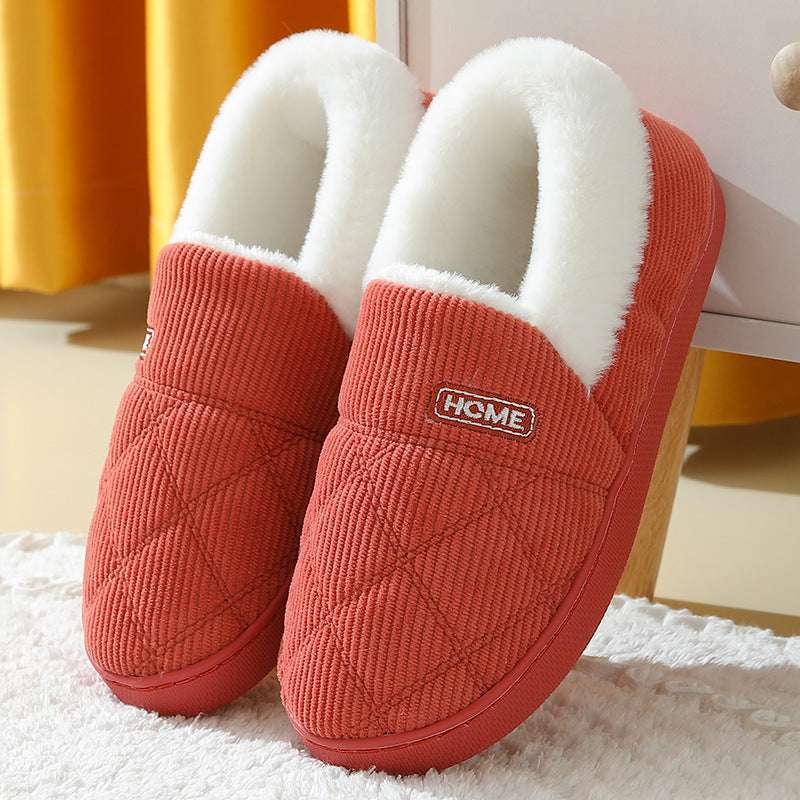 Women's Suede Mouth Indoor Corduroy Cotton Shoes Women's Suede Mouth Indoor Corduroy Cott | Ectron Online