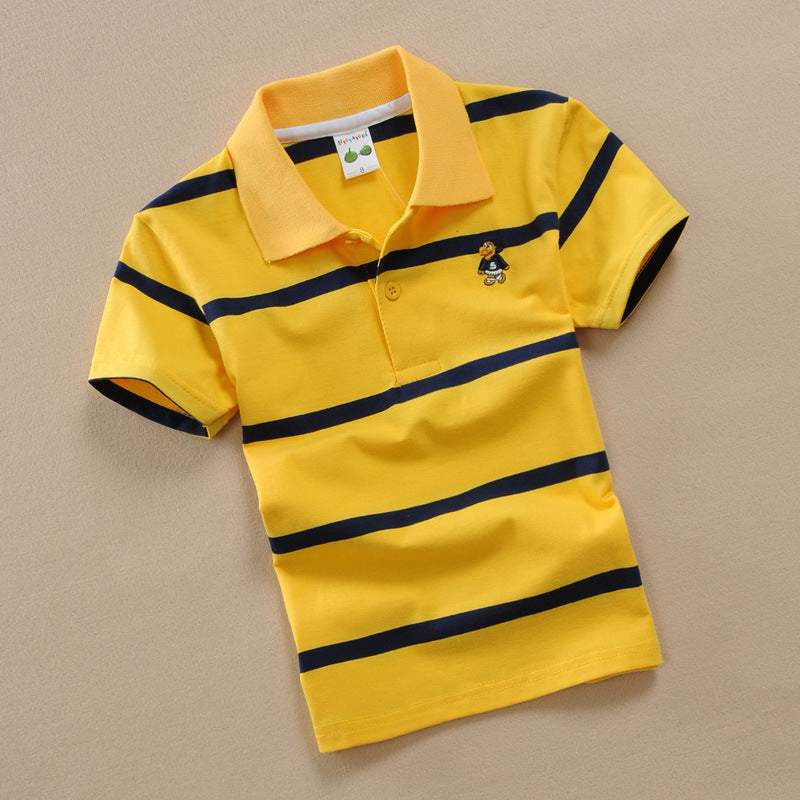 College Style Boys' Polo Shirt | Short Sleeve T-shirt College Style Boys Polo Short Seeve T-sh | Ectron Online