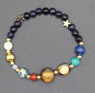 Universe Galaxy Eight Planets Solar Bracelet Brecelets | Ectron Online