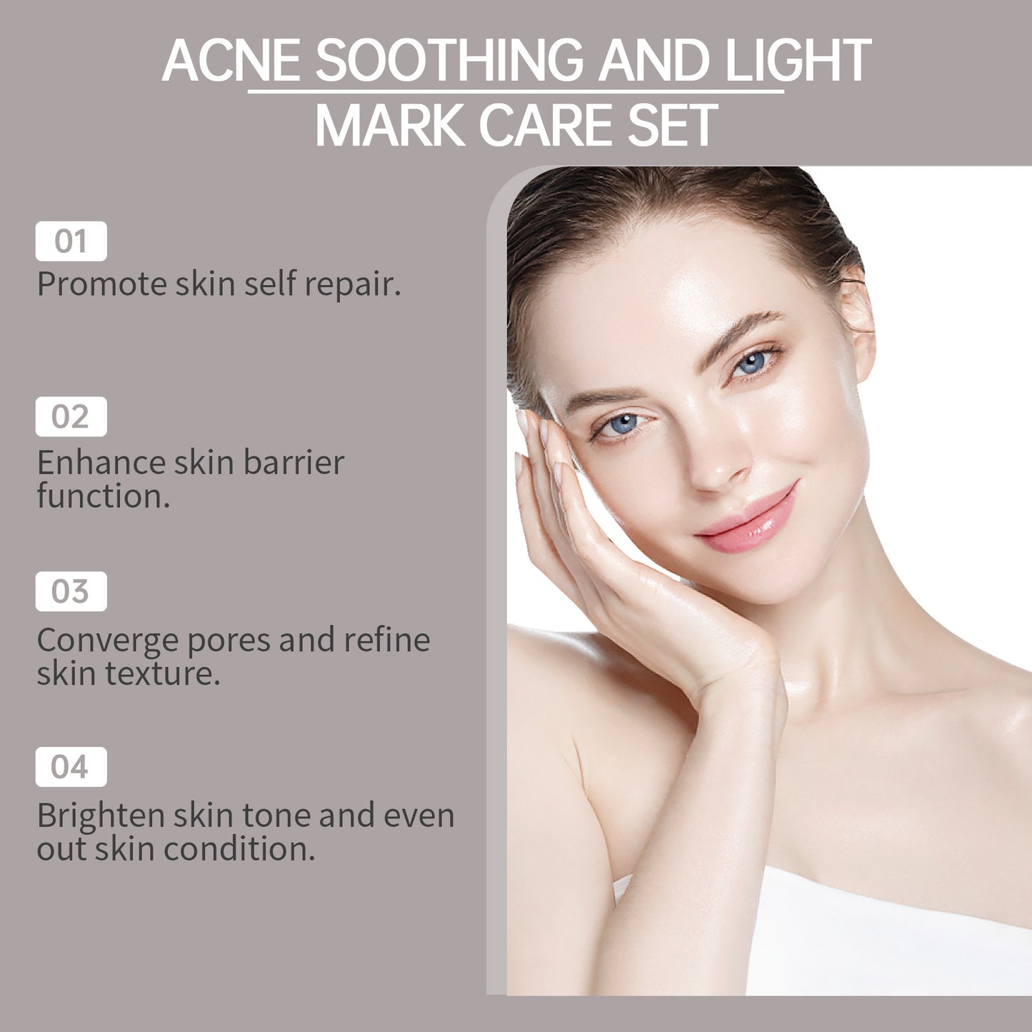 Acne Care Suit Brightens Skin And Moisturizes