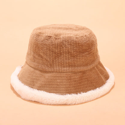 Corduroy fisherman hat