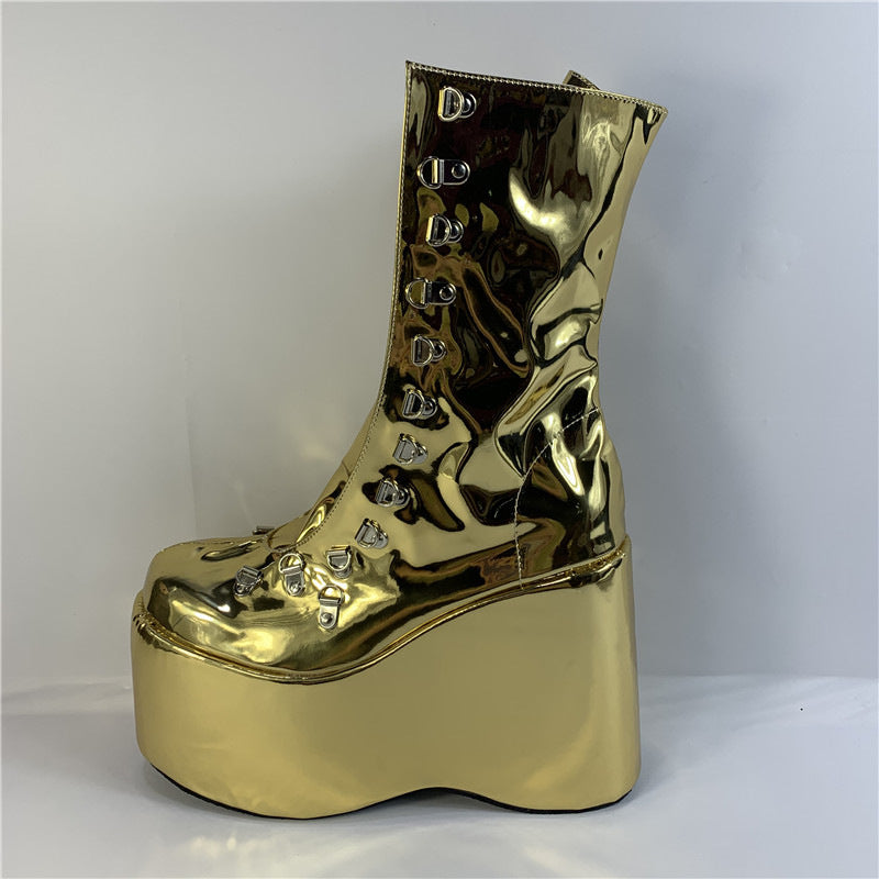 Casual Platform Shoes – Flat High-Top & Low-Top Options Casual Flat Platform High-top Low-top Sh | Ectron Online