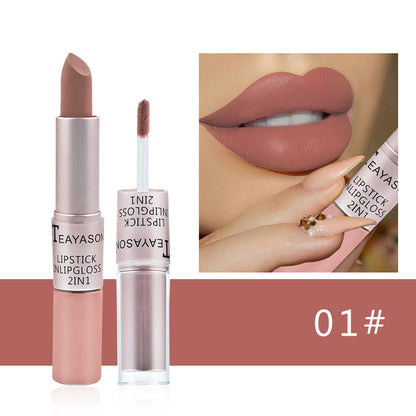 Double-ended Non-stick Cup Matte Matte Lip Gloss