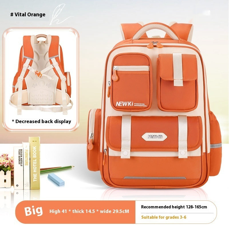 Spine-Protecting Schoolbag – Ergonomic, Stylish & Spacious for Kids Children's Spine Protection Good-looking | Ectron Online