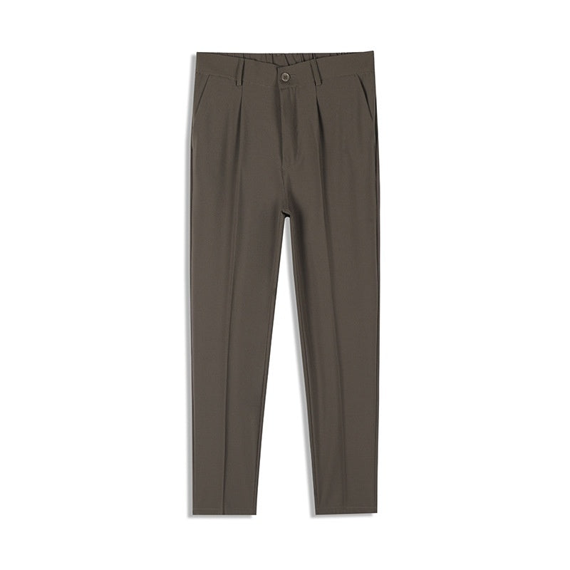 Men's All-Match Skinny Suit Pants for Autumn Autumn Wear Skinny Casual Draping All-ma | Ectron Online