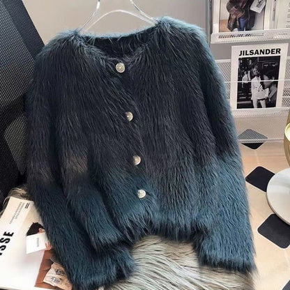 Women's Thickened Knitted Cardigan | Warm Autumn & Winter Coat Knitted Cardigan Sweater Coat For Women | Ectron Online