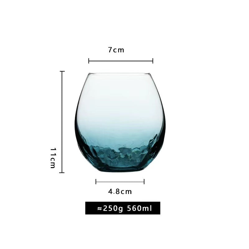 Modern Art Crystal Glass | Ice Crack Design Crystal Glass | Ectron Online