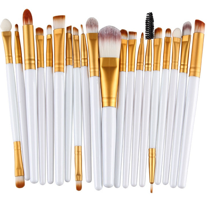 Makeup Brush Set: Powder, Blush & Eyeshadow Brushes Makeup brush set loose powder brush blus | Ectron Online
