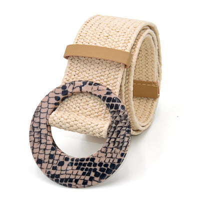 Bohemian Holiday Linen Woven Belt