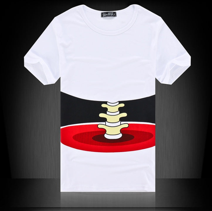 Men's 3D Big Hand Cotton T-Shirt – Summer Short Sleeve Tee Summer Men's Short Sleeve T-Shirt Men's | Ectron Online