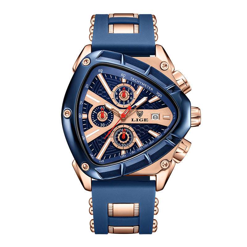 Men's Polygon Waterproof Watch Polygon Men's Multi-waterproof Luminous | Ectron Online